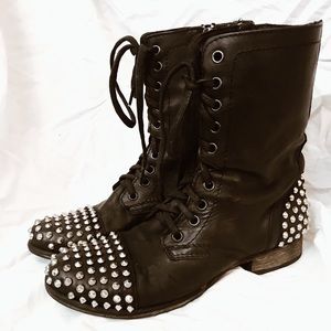 Terney Studded Combat Boots!